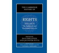 Dan Edelstein The Cambridge History of Rights: Volume 4, The (Copertina rigida)