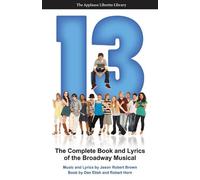 Dan Elish Robert Horn 13 (Tascabile) Applause Libretto Library