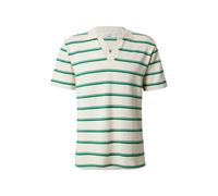 DAN FOX APPAREL Maglietta 'Kevin' verde / bianco lana Uomo DAN FOX APPAREL M
