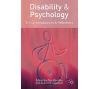 Dan Goodley Rebecca Lawthom Disability and Psychology (Tascabile)