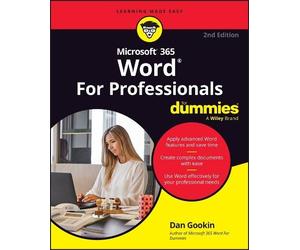 Dan Gookin Microsoft 365 Word For Professionals For Dummies (Tascabile)