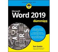 Dan Gookin Word 2019 For Dummies (Tascabile)