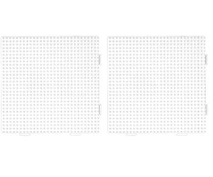DAN Import 234 Hama Large Square Pegboard, Multicolour 1 Stk Multicolor