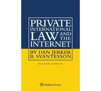 Dan Jerker B. Svantes Private International Law and the Inter (Copertina rigida)