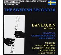 Laurin:Sundsvall Co:W Swedish Recorder, The - Dan Laurin (Willen, Sundsval (CD)