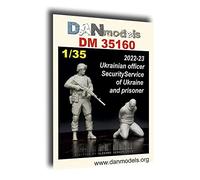 Dan Models 35160 1/35 Ufficiale Ucraino Servizio di Sicurezza dell'Ucraina e Prigioniero