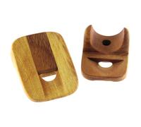 Dan Moi Flauto nasale in legno di jackfrut, naturale, marrone, flauto di legno