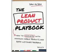Dan Olsen The Lean Product Playbook (Copertina rigida)