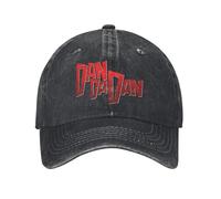 Dan The dadan Logo Unisex Berretti da Baseball Carino Giapponese Anime Grafica Distressed Cappelli lavati cap Moda Allenamenti all'aperto Regalo Snapback Cotone, per Tutte Le Stagioni
