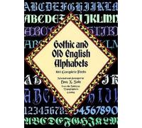 Dan X. Solo Gothic and Old English Alphabets (Tascabile)