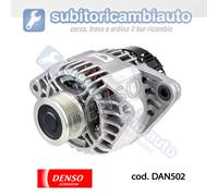 DAN502 ALTERNATORE DENSO 120A 12V 147 156 GT BRAVO STILO MAREA LYBRA