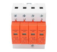 DANAIXZ AC Protector 4P 20KA 40KA 420V Dispositivo di protezione a risposta rapida con montaggio su guida per sistemi elettrici industriali di uffici domestici e PC Guscio ignifugo