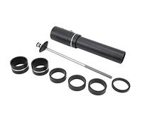 DANAIXZ Attacco Manubrio Bici Regolabile in Altezza Prolunga Manubrio in Lega di Alluminio per Mountain Bike Lavorato a CNC 6061T6 Nero Opaco 28,6 mm Adattatore Stelo Forcella Accessorio (180 mm)