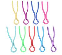 DANAIXZ Bobbin Buddies 180 pezzi Morsetto per rocchetto in plastica Supporto per controllo del filo Accessori per macchine da cucire durevoli di alta qualità per ricamo quilting 9