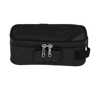 DANAIXZ Borsa a prova di odore con serratura portatile a prova di odore di carbone attivo Contenitore da viaggio Organizzatore di stoccaggio per viaggi di lavoro Materiale in poliestere (Nero)