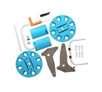 DANAIXZ Carrello avvolgitubo da giardino Portatubo da giardino in alluminio resistente Organizzatore di stoccaggio con design a spinta manuale per irrigazione del prato Giardino Tu