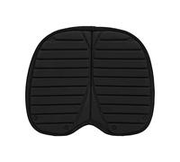 DANAIXZ Cuscino per sedile per kayak EVA Cuscino per sedile per barca impermeabile ultra comfort per kayak canoa pesca nero 37x31x1 cm leggero antiscivolo