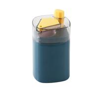 DANAIXZ Dispenser automatico per stuzzicadenti Porta stuzzicadenti pop-up Contenitore in plastica di grande capacità per Ristorante Casa Stoccaggio portatile durevole (Jeans blu)