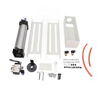 DANAIXZ Frantoio per lattine 12oz 16oz Compressore per lattine in alluminio per carichi pesanti montato a parete Strumento pneumatico per riciclaggio Frantumatore a mano per stazio