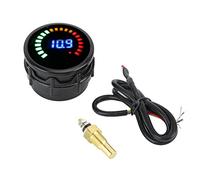 DANAIXZ Indicatore digitale della temperatura dell'olio a LED Display analogico accurato universale 52 mm ad alta sensibilità con retroilluminazione LCD blu brillante per veicoli