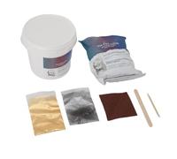 DANAIXZ Kit per fusione a mano 3D Set completo con polvere per clonazione di modelli da 100 g Strumenti in legno per artigianato di famiglia fai-da-te Coppie che creano ricordi Ide