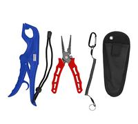 DANAIXZ Pinza da Pesca Multifunzione Pinza per Pesci Pinza per Labbra Strumento di Assistente per la Pesca Regali da Uomo per la Pesca nel Lago ghiacciato (Blu)