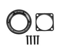 DANAIXZ RC Cover di raffredmento Coperchio Air Ingregazione dell'ingresso in lega di alluminio Dissipazione di calore durevole per 540 550 3650 ESP del motore D3 D3 HPI 1/10 1/8 Au (NERO)