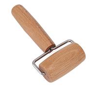 DANAIXZ Rullo professionale in legno per pasta, strumento antiaderente per pizza, biscotti, torte, realizzato in legno di faggio di alta qualità e utensili da in acciaio inossidab