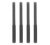 DANAIXZ Spider Stove Leg Protector 4 Pezzi Manicotti in Silicone Antiscivolo Resistente al Calore Flessibile Coprigambe per Campeggio Trekking Fornelli da Esterno Compatibile con S (Nera)