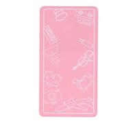 DANAIXZ Supporto flessibile per telefono aereo Pieghevole portatile regolabile per tablet e telefono cellulare per viaggi Home Office Visualizzazione delle mani Materiale PU 1 pezzo (Rosa)