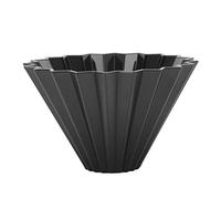 DANAIXZ Tazza con filtro per caffè, conica, riutilizzabile, macchina per caffè americano, filtro per caffè, per bar, bar, ufficio, uso domestico, 3,6 once (Nera)