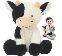 Danbghyuo Peluche del mucca, 22CM Mucca Peluche Ripiene Giocattolo, Bambola di peluche, bambola soffice morbida che abbraccia il cuscino - presente per ogni età e occasione
