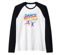 Dance Besties Class Recital, Danza Classica, Hip Hop Tap, Migliore Amica Maglia con Maniche Raglan