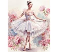 Dance, Dream, Repeat: A Ballet-Themed Notebook for Inspired Minds: Glossy cover, 110 lined pages, 7.5" x 9.25”