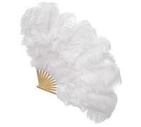 Dance Fans - 13-Bone Folding Props Crafts, Clack Fans For Line Dancing For Burlesque | Festival Theater Stage Wedding Party Photography Church Travel Belly Dance, Burlesque, 70x110 Cm