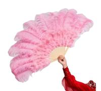 Dance Fans - 13 Bone Handheld Folding Performance Fan | 13 Bone Folding Fan Lightweight Durable Handheld Performance Prop Smooth Opening Design Suitable For Line Dancing Belly Dance