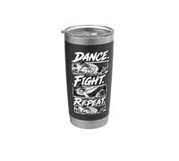 Dance Fight Repeat combattimento di Capoeira Roda Bicchiere termico in acciaio inox doppia parete