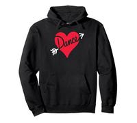 Dance Is My Valentine Cuore Freccia Danza Regalo San Felpa con Cappuccio