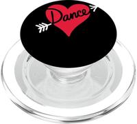 Dance Is My Valentine Cuore Freccia Danza Regalo San PopSockets PopGrip per MagSafe