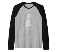 Dance Life Ballerina Balletto Studio Performance Dancer Maglia con Maniche Raglan
