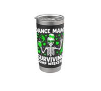 Dance Mama Surviving Comp Weekend Ballerina Arco Figlia Lime Bicchiere termico in acciaio inox doppia parete