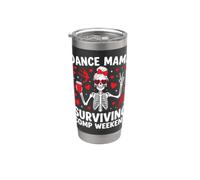 Dance Mama Surviving Comp Weekend Ballerina Fiocco Figlia Rosso Bicchiere termico in acciaio inox doppia parete
