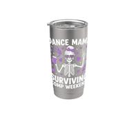 Dance Mama Surviving Comp Weekend Ballerina Fiocco Figlia Viola Bicchiere termico in acciaio inox doppia parete