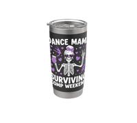 Dance Mama Surviving Comp Weekend Ballerina Fiocco Figlia Viola Bicchiere termico in acciaio inox doppia parete
