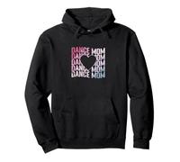 Dance Mom Cuore Tipografia Arcobaleno Felpa con Cappuccio