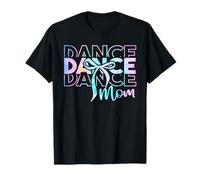Dance Mom Mama Coquette Bow Game Day Festa della mamma Tie Dye Maglietta