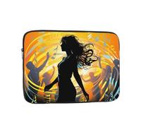 Dance Music Custodia per laptop da 15 pollici, TSA Custodia protettiva per notebook antiurto Custodia protettiva per notebook resistente all'acqua Custodia per il trasporto del computer Valigetta