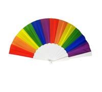 Dance Performance Rainbow Fan - Eventi estivi dei fan dell'arcobaleno | Palmare Rainbow Fan Festival | Parata Musica Festival Dance Performance Forniture Forniture, Ventilatore tenuto in mano
