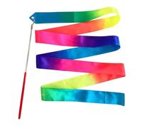Dance Ribbons - 4,5 x 200 cm Gradient Color Dancing Training Equipment | Gymnastics Dance Streamers For Preschoolers Music Classes Playroom Home School Club Birthday Party Stage Performances Parades