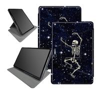 Dance Skulls - Custodia per tablet Microsoft Surface Go 3 2021, Surface Go 2 2020, Surface Go 2018 da 10", rotazione a 360 gradi, angoli di visualizzazione multipli con funzione di accensione